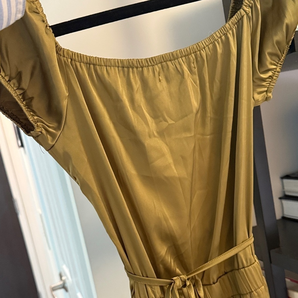 Olive Green Women's romper (long pants) - Picture 5 of 5